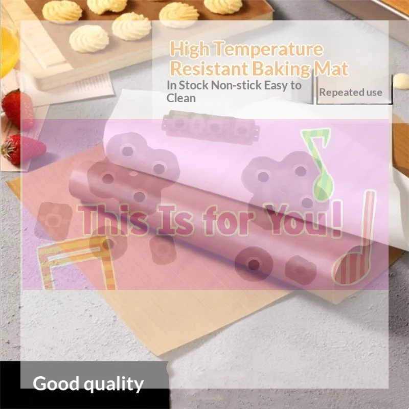 【MA】Reusable Resistant Baking Sheets Oil-proof Paper Cloth Oven Pad Non-stick Baking Mat Kitchen And Heat Transfer Tool