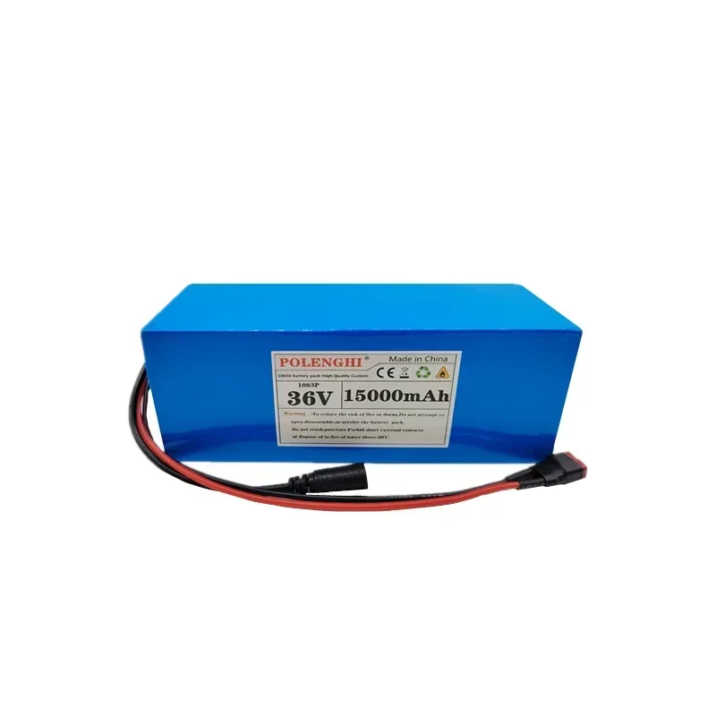 POLENGHI XT-60/T plug 10S3P 36V 15000mAh 18650 batteria ricaricabile agli ioni di litio, scheda di protezione del circuito BMS integrata