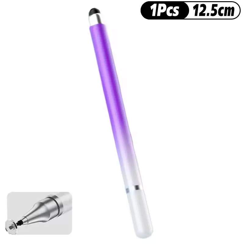 2-in-1 universele stylus pen voor tablet, mobiel, Android, iOS telefoon, iPad accessoires, tekentablet pennen, capacitief scherm touchscreen pen