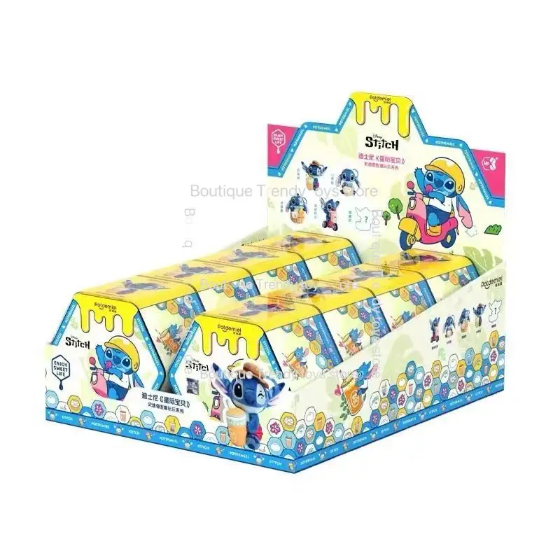 Officially Licensed Disney Lilo & Stitch Eat Play Drink Fun Blind Box - Cute Plush Keychain Figurine Doll Trendy Gift In Stock