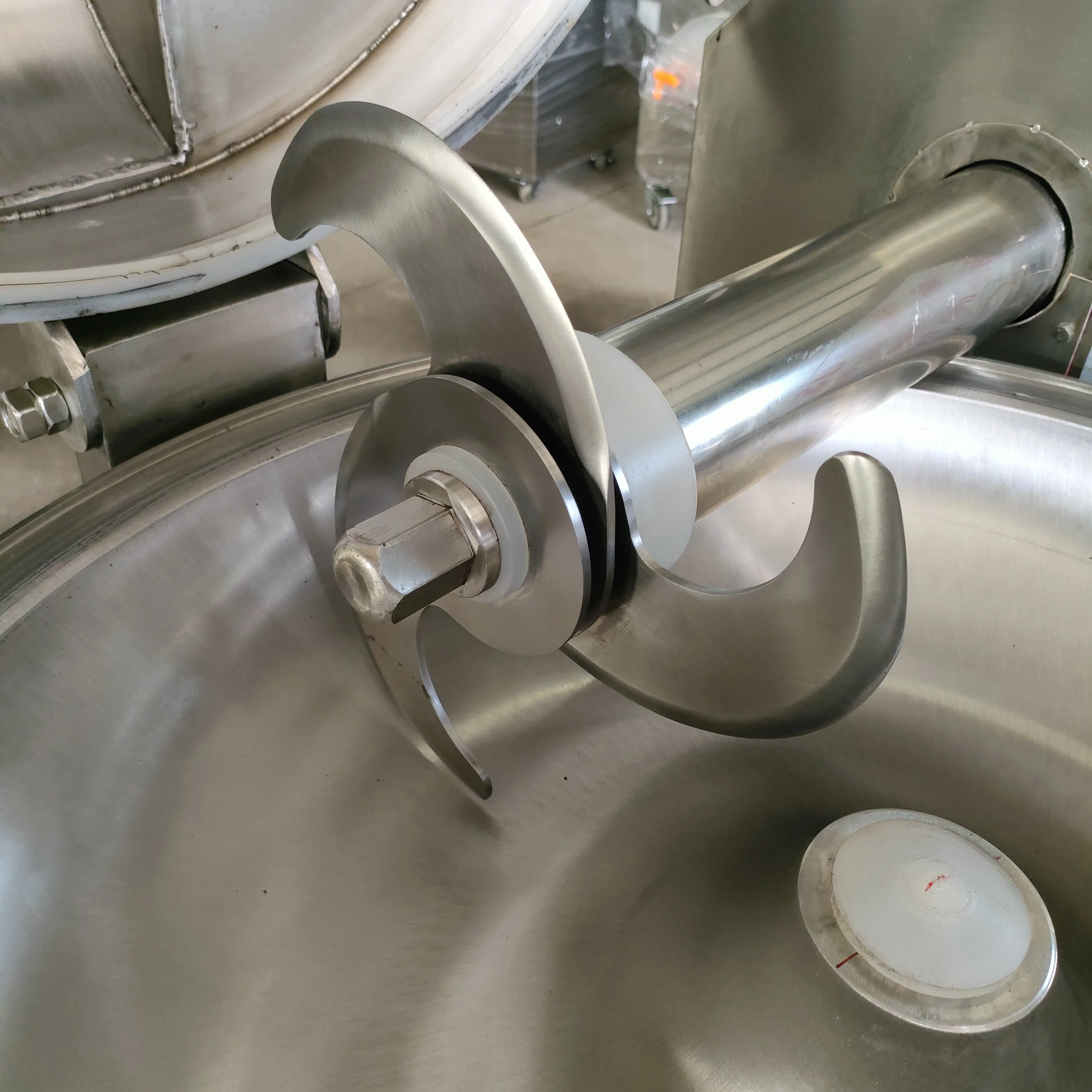 Commercial Industrial Meat Bowl Cutter Sausage Meat Mixer Blender Cutter Mixing Machine Cut