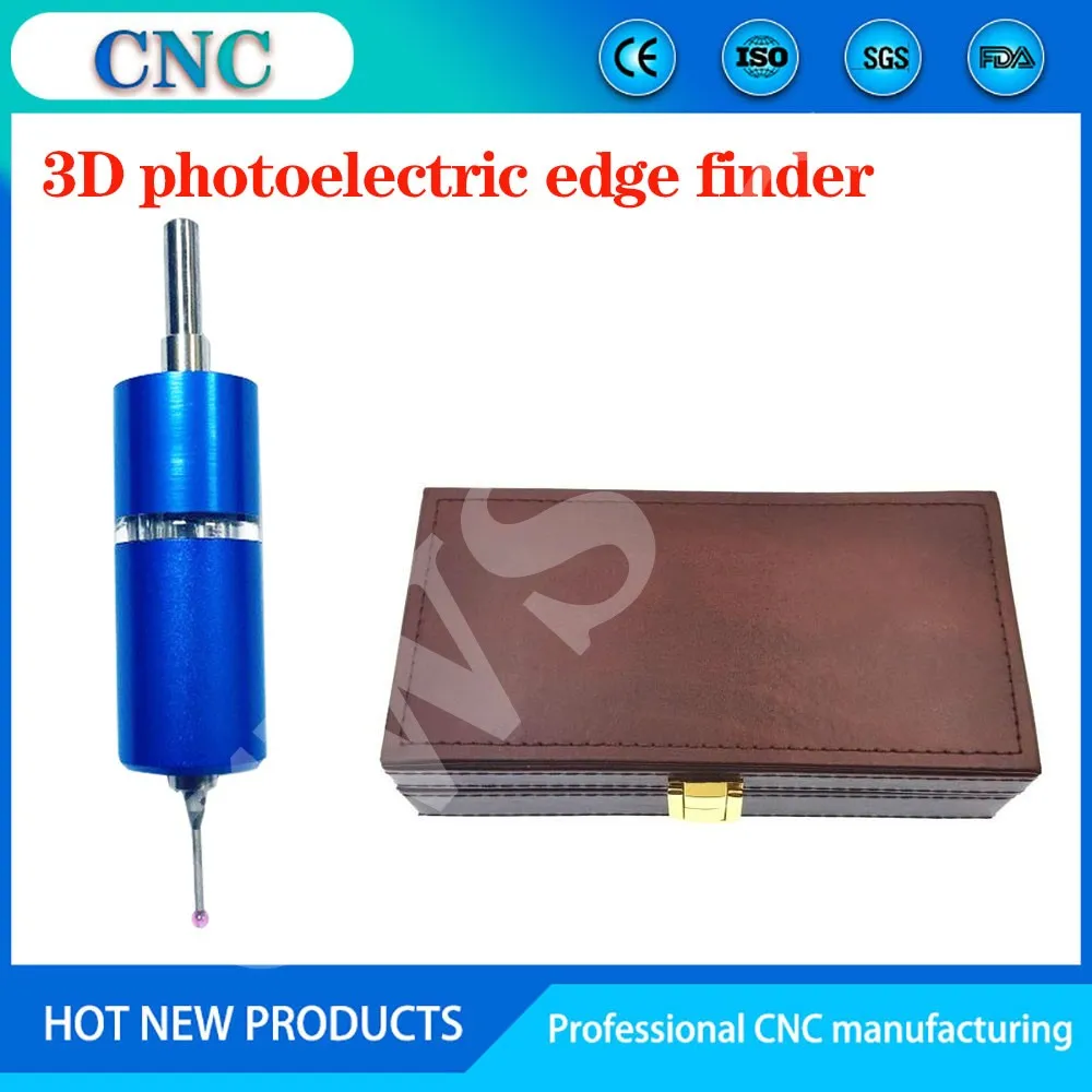 Wireless 3D photoelectric edge finder 0.001mm high-precision engraving machine ceramic three-dimensional centring rod