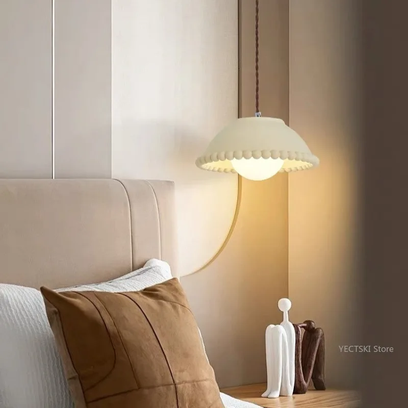 Franse Luxe Hanglamp, Restaurantlamp, Bar, Bedlampje, Slaapkamer, Studie Rustieke Stijl Retro Crèmestijl Verlichting