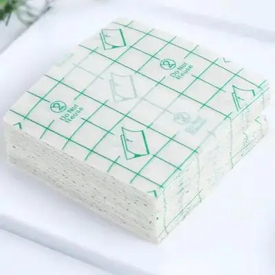 100 Uds paleta de maquillaje de mano mezcla de pegatinas de base 7cm x 7cm adhesivo desechable para cosméticos de papel de sombra de ojos líquida