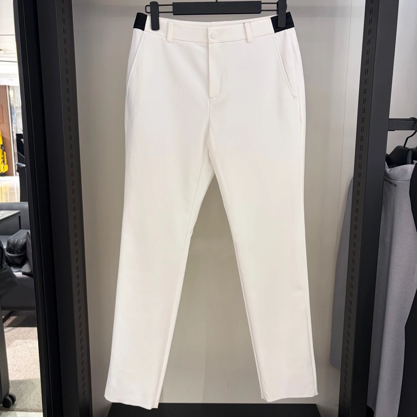 Men's Golf Pants 2026 Fall New Korean Style Straight Leg Versatile Letter Logo Stretch Comfortable Sporty Casual Breathable Soft