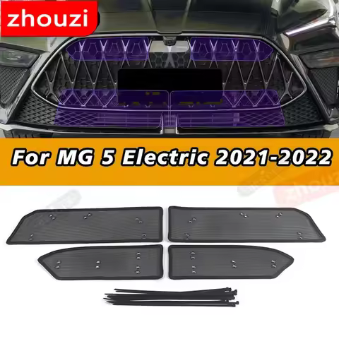 Car Insect Proof Net For MG 5 Electric 2021 2022 Water Tank Cover Racing Grid Protective Net Condenser Protect Auto Accessory