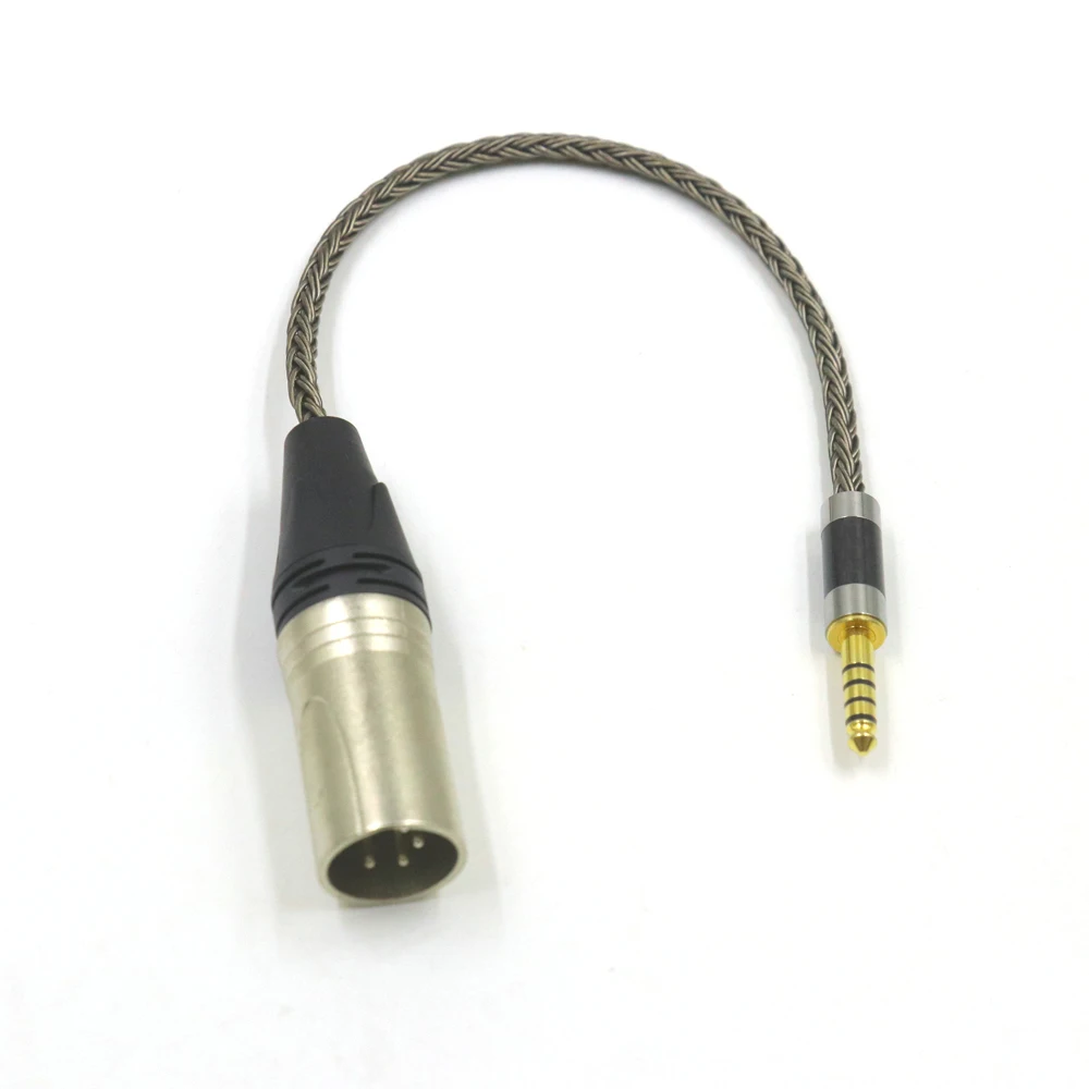 16 코어 4.4mm 밸런스드 남성 - 4핀 XLR 밸런스드 남성 헤드폰 오디오 어댑터 4.4mm - XLR 밸런스드 케이블 커넥터