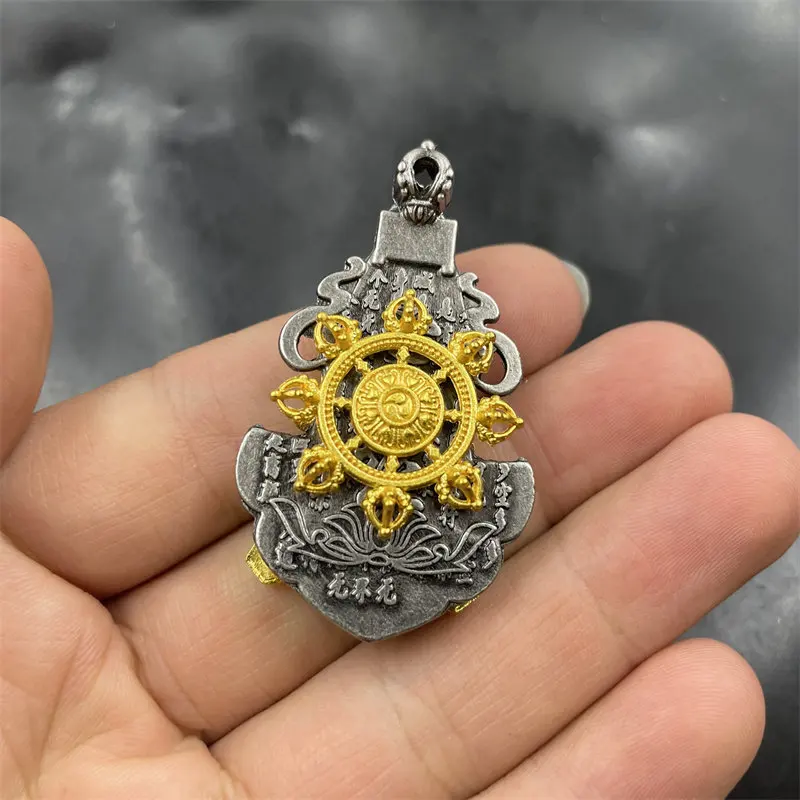Blessing Dharma Protector Zhakiram Pendant For Men Jewelry Lucky Wealth Buddha Necklace Women Choker Accessories
