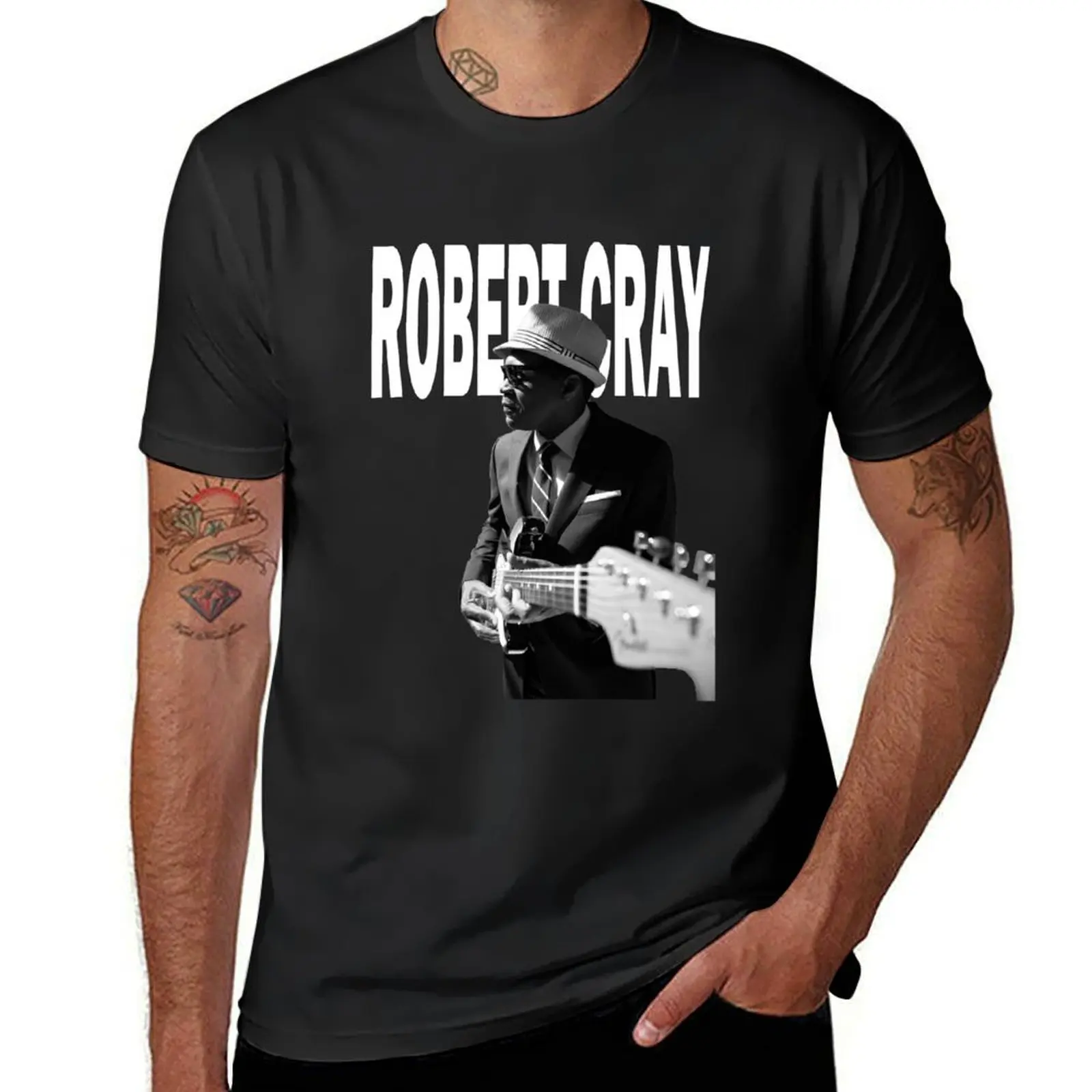 Robert Cray Blues Classic Guys Unisex Tee Handmade Vintage T-Shirt heavyweights hippie clothes mens t shirts pack