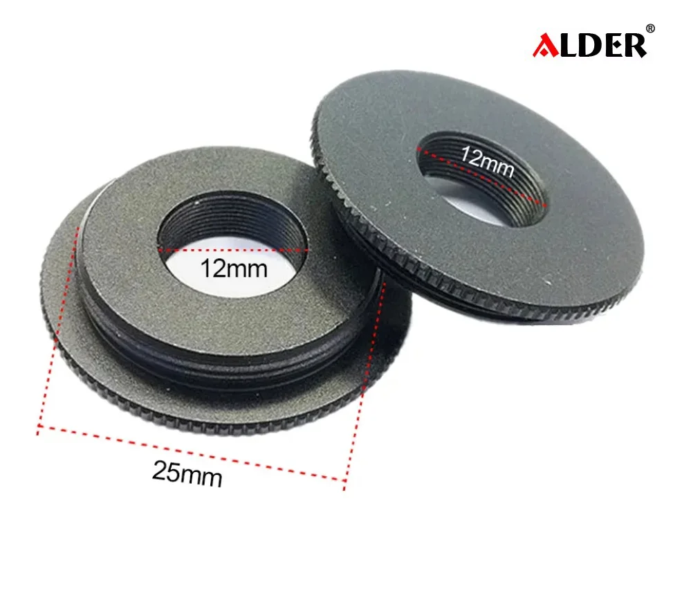 Security lens M12 to C/CSNew Black Metal  Mount Board Lens Converter Adapter Ring for AHD CCTV Box ipc Camera Support Accessorie