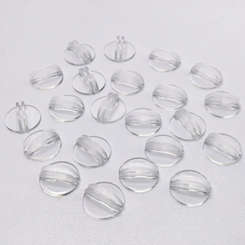 Set of 50 Plastic Card Stand Acrylic Holders Wedding Place Card Holder Round Table Name Card Stand Disc Wedding