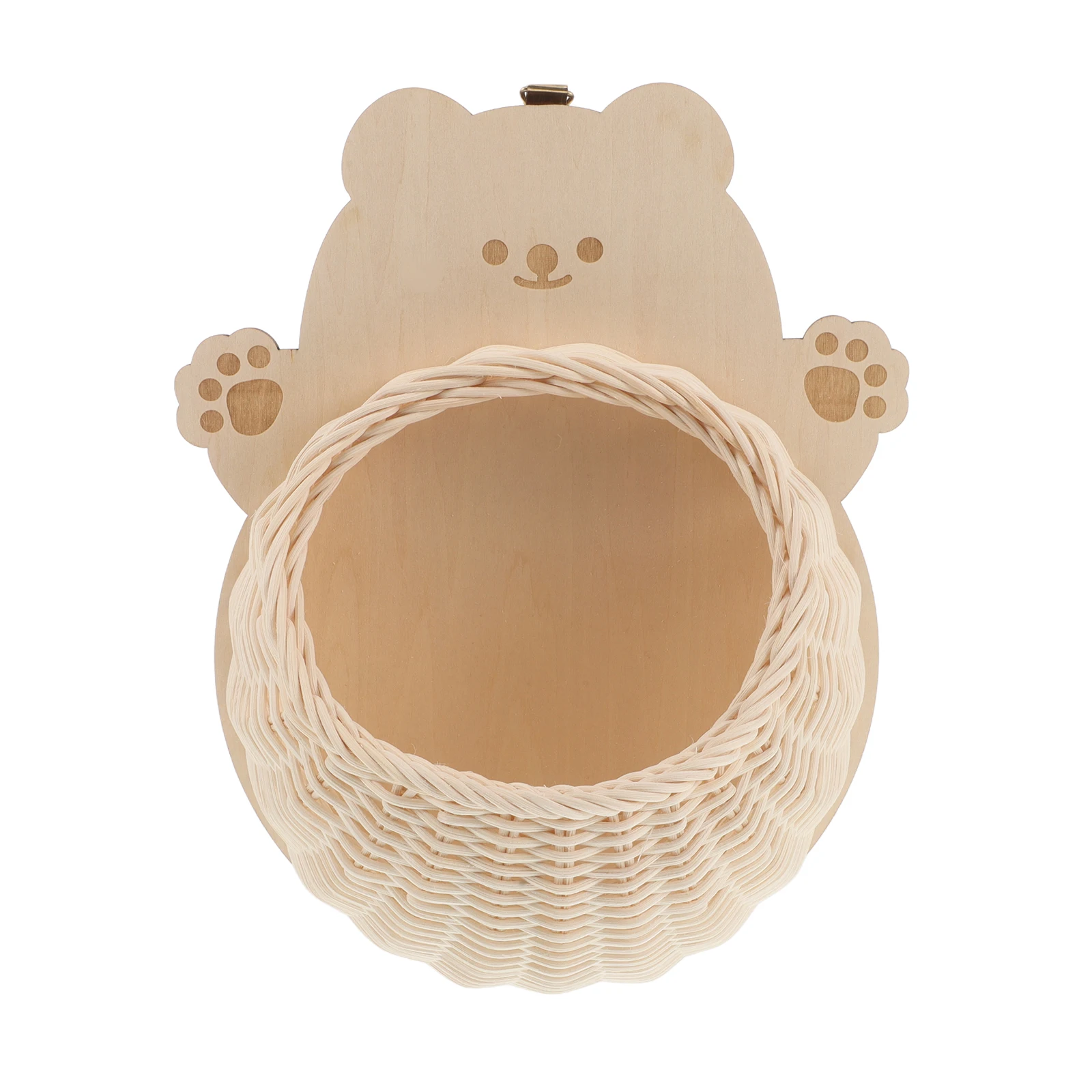 

Handwoven Wall Mounted Basket Small Decorative Hanging Fruits Vegetables Kitchen Organizer Boho Decor Hanging Basket