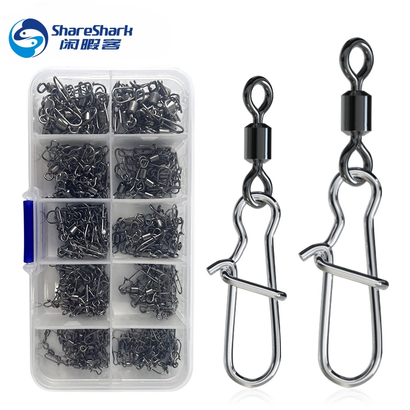 Duo Giratorio Acero Inoxidable con Bloqueo – Pesca Resistente - imagen 2
