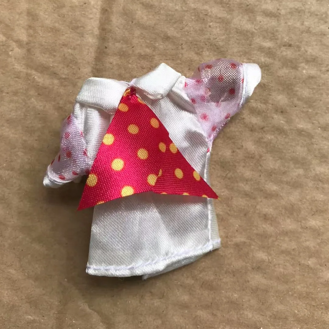 Boneca de dança fina camisa superior blusa casaco colorido boneca decorações original monstering bratss boneca traje crianças diy vestir brinquedos