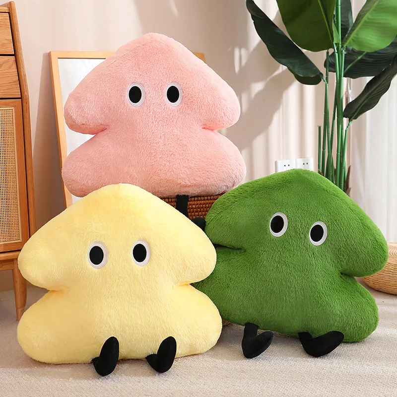 43CM New Tree Plush Toy Stuffed Soft Plushie Tree Huggable Pillow Backrest Cushion Toys for Girls Xmas Gift Decor