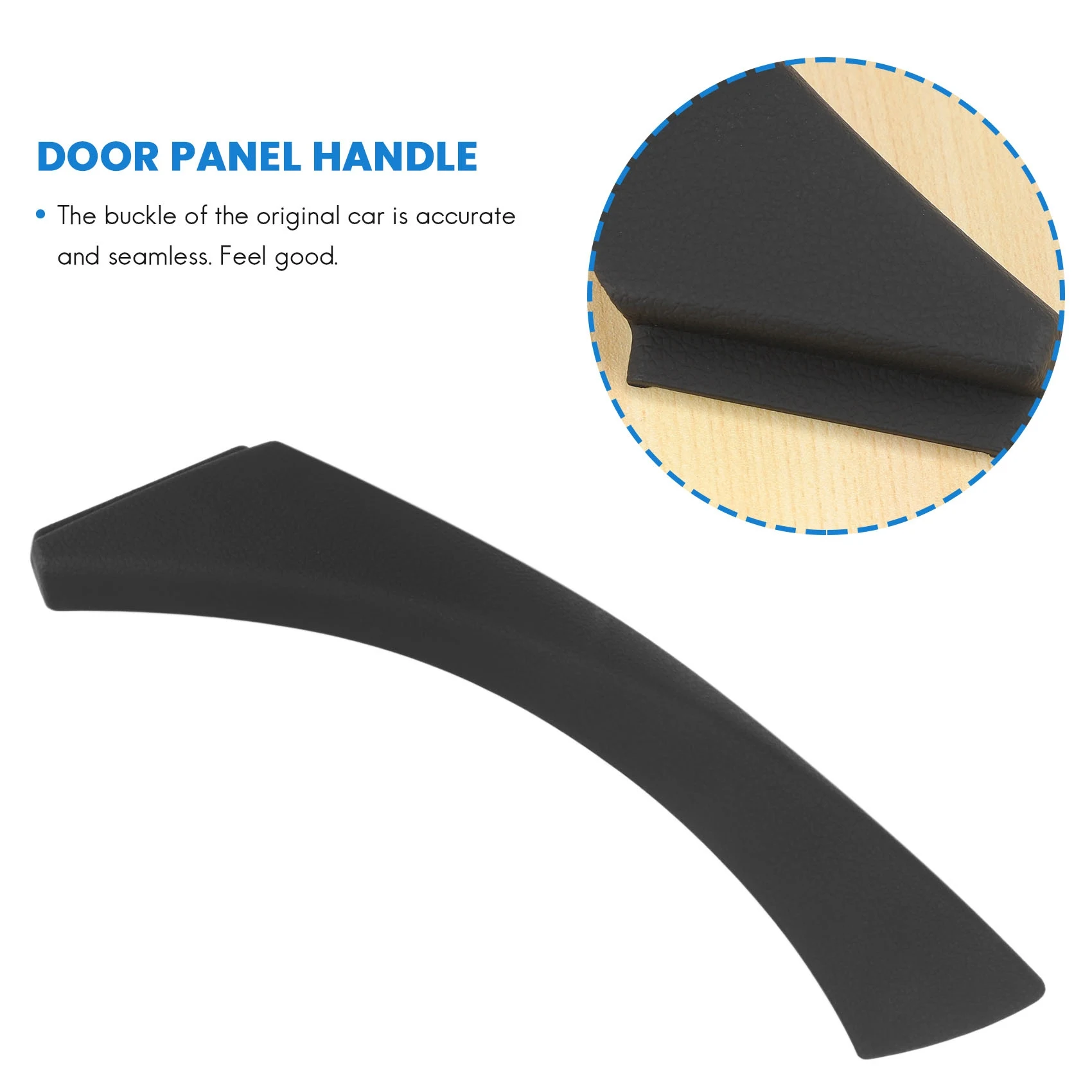 우측 내부 문짝 패널 핸들 풀 외부 트림 커버, BMW 3 시리즈 E90 E91 E92 E93 블랙, 신제품