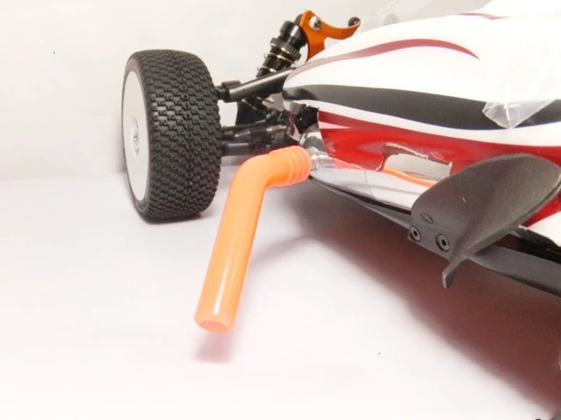 1/10 1/8 Nitro RC 자동차 보트 헬리콥터 비행기 실리콘 연장 튜브 배기 파이프 엔진 셧다운, 화상 방지, hsp hpi 끄기