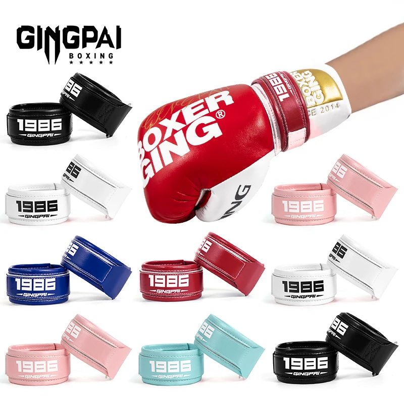 

Self-adhesive Strap For Boxing Gloves Lace Up Converter Sports Martial Arts Kickboxing Adults Fixed Wrist Auxiliary Glove Lacing