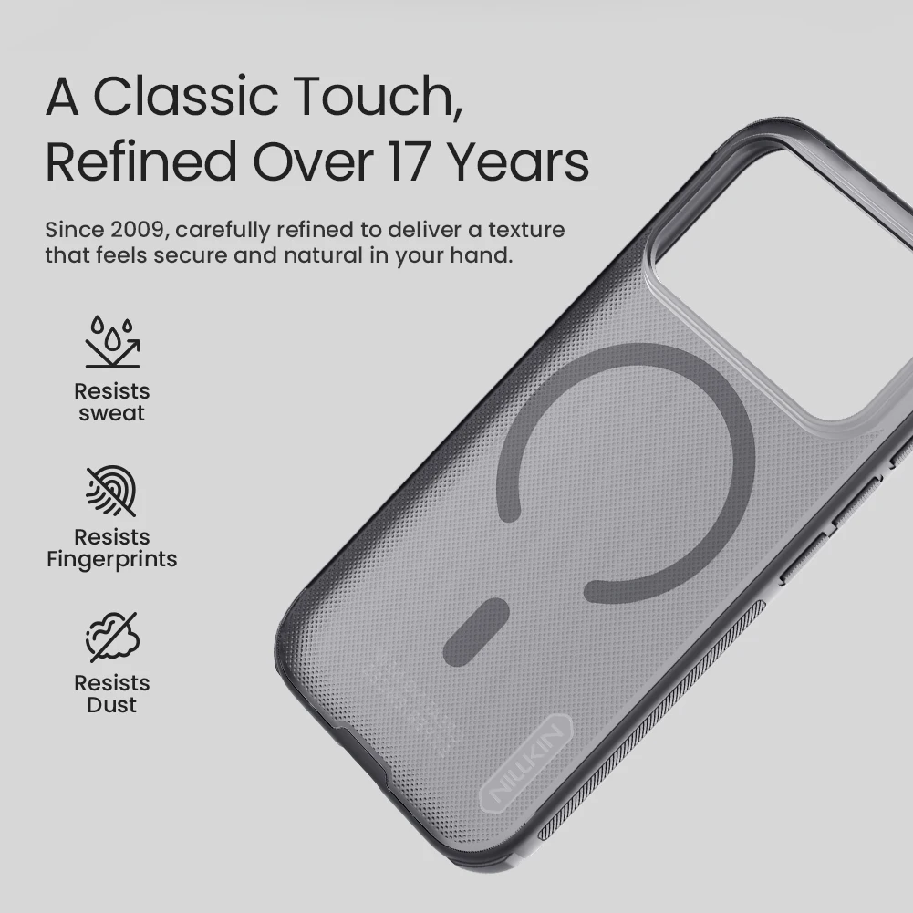 Für iPhone 18 Pro Hülle NILLKIN Passgenaue Hülle Magnetische Super Frosted Shield Matte PC-Abdeckung Für iPhone 17 Pro/18 Pro – Detail 4