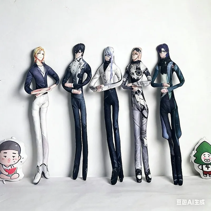 

Customized Tears of Themis Game Marius Von Hagen Collectible Plush Doll Handmade Abstract Poseable Wire Skeleton Stuffed Room