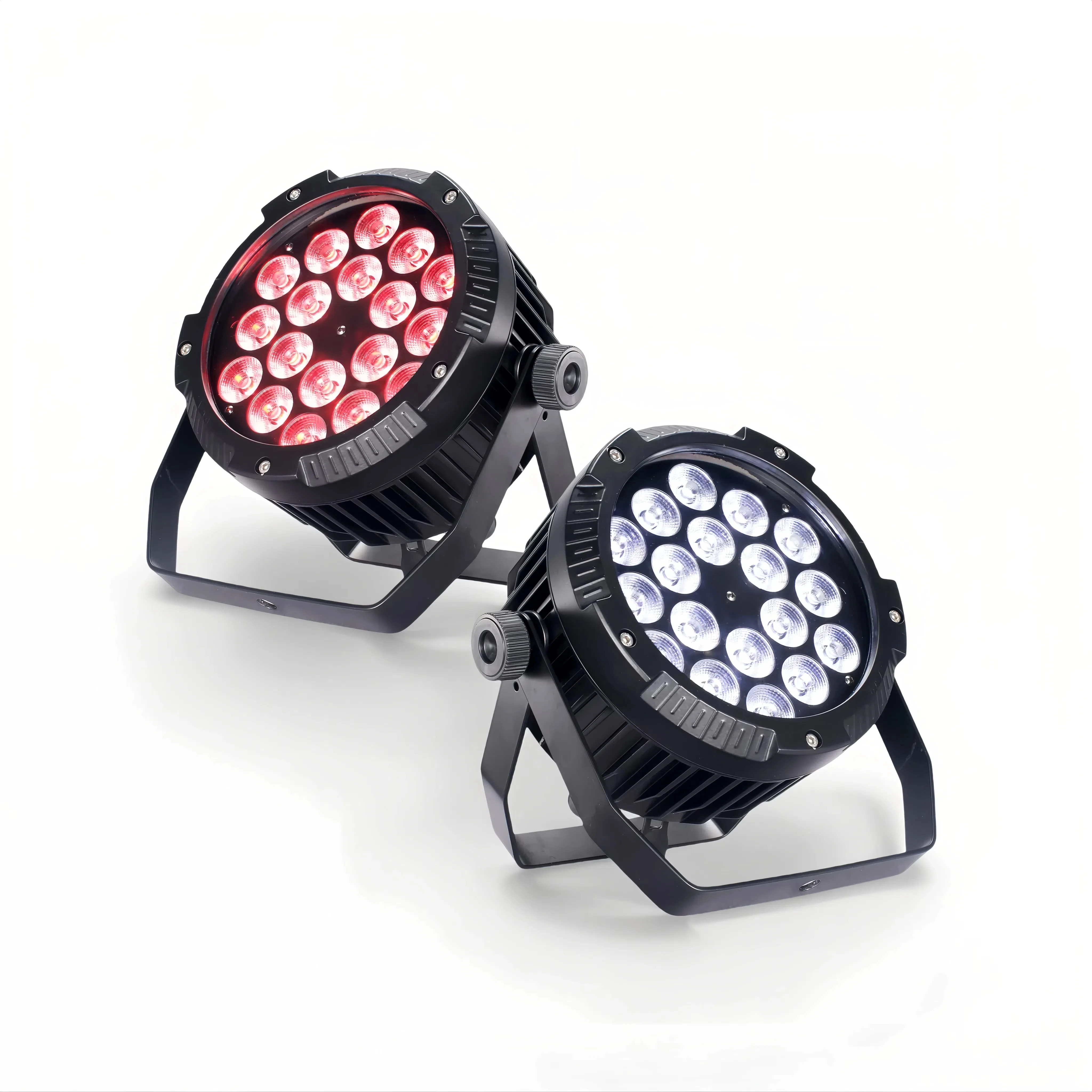 

Outdoor IP65 Wasserdicht 1 stücke LED 18x12W RGBW 4in1 IAluminium Legierung Par Licht DMX512 Steuerung DJ Garten Disco Hochzeit