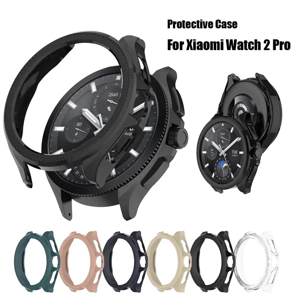 Watch Case Cover For Xiaomi Watch 2 Pro,Smart Watch Case Shell Frame Hard PC Bumper For XiaoMi Watch 2 Pro Protector Accessories