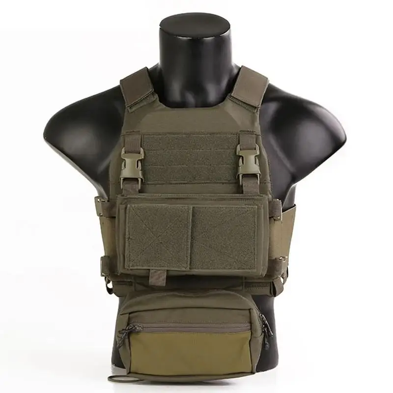 Emersongear SS Style Combat Vest Tactical Airsoft Molle Military Vest Adjustable Lightweight suitable for Beginners EM7407