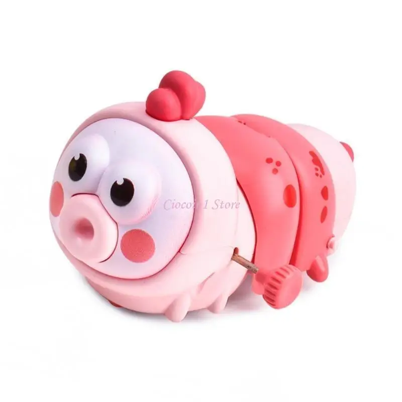 Y1UB Safe Crawling Caterpillars Toy Toddler Interaction Fine Motor Skill Windup Toy