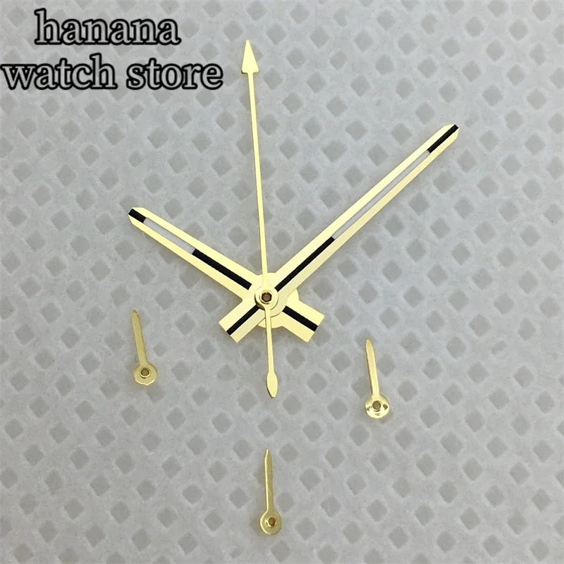 Le lancette VK63 in oro argentato e oro rosa sono adatte per sostituire le parti luminescenti C3 dell'orologio al quarzo con movimento VK63 VK64