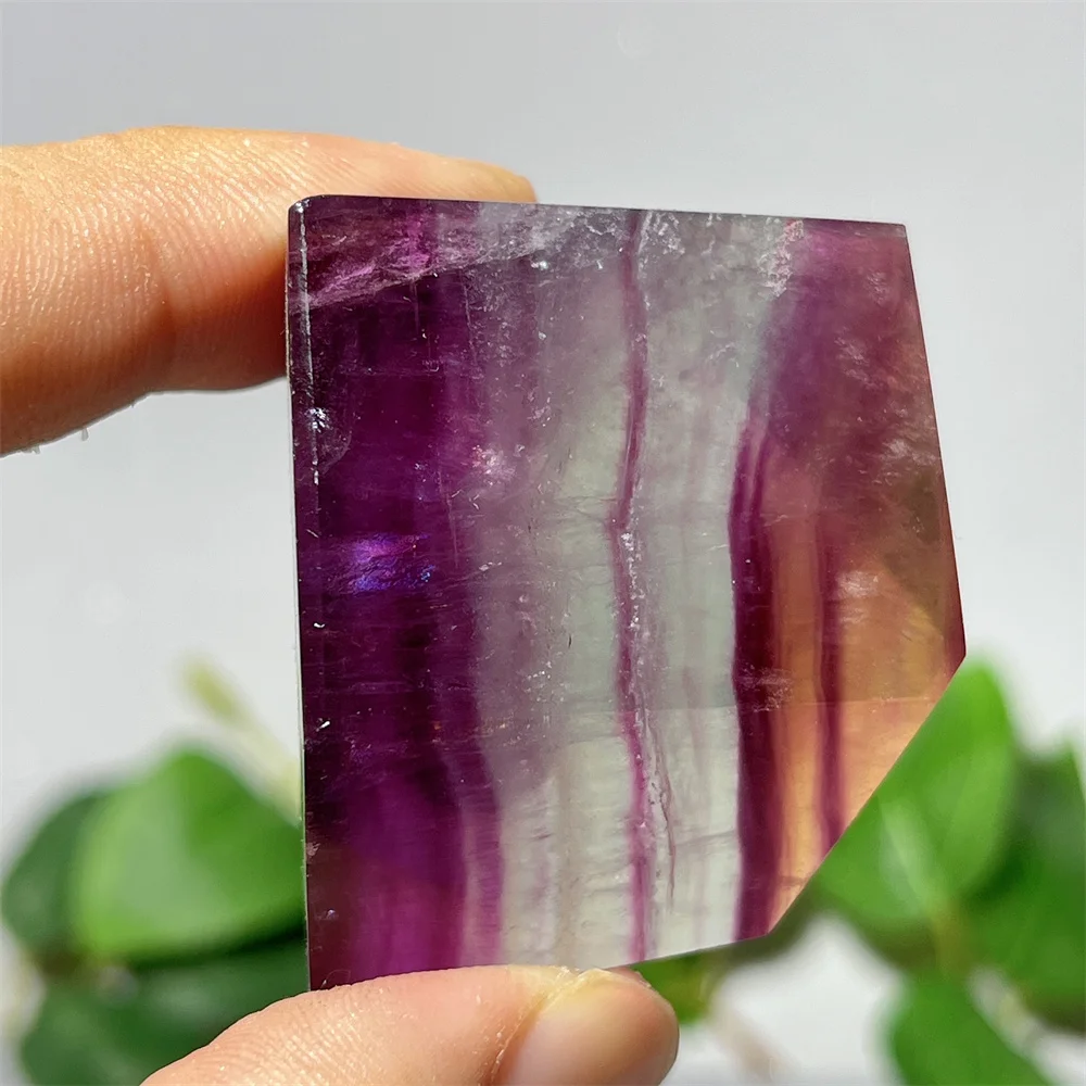Fluorite Stone Cube Free Form Natural Crystal Quartz Slike Candies Colorful Striped Reiki Healing Spiritual Home Decoraition