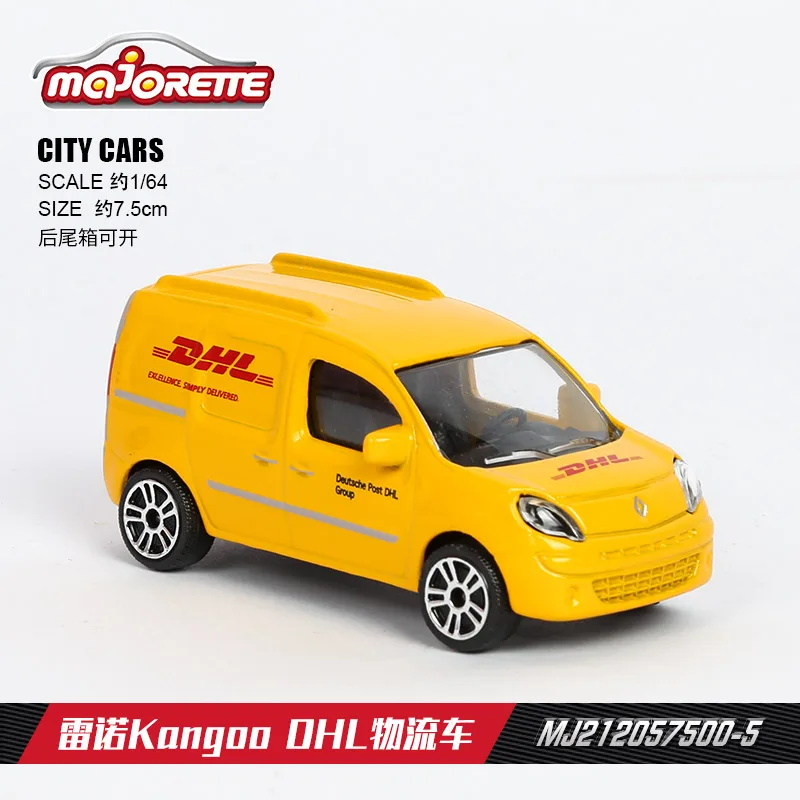 Majorette City Cars AUDI R8/FIAT 500/MAN TGS/ 1/64 Die-cast Model Toy Vehicles