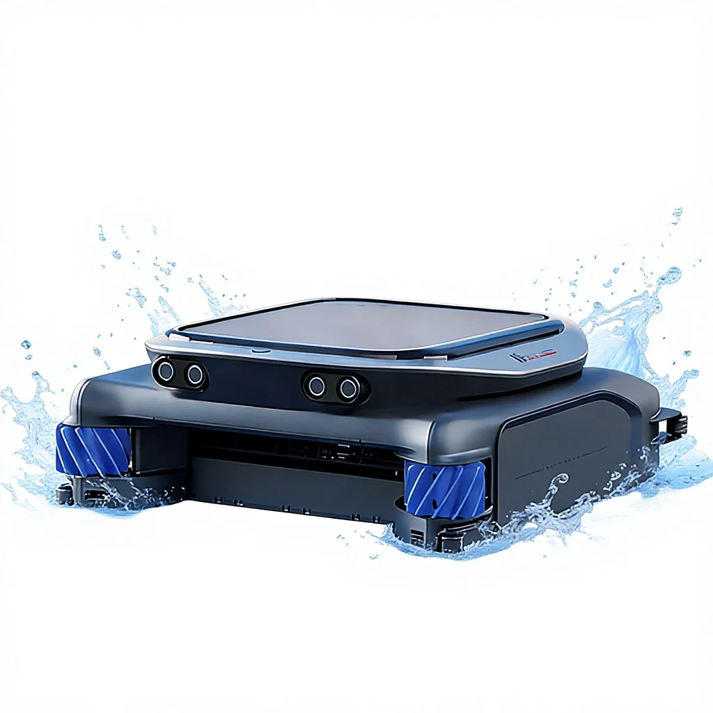 Fully Automatic Lightweight Commercial Metal Cleaning Robot Track Type Water Surface Swimming Pool Cleaner Dreame J1