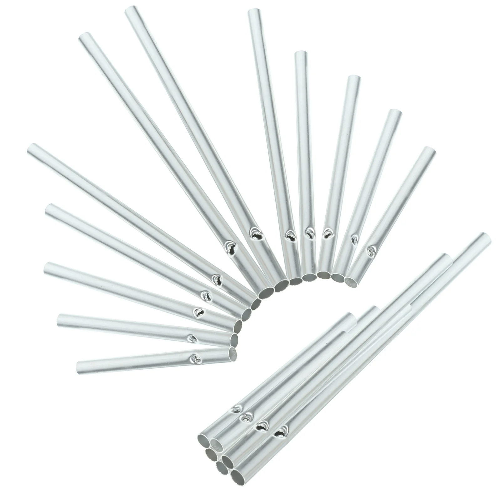 

Aluminum Tube DIY Material 3 Sets Round Hanging for Chime Home Accessories Wind Supplies Replacement Tubes Parts