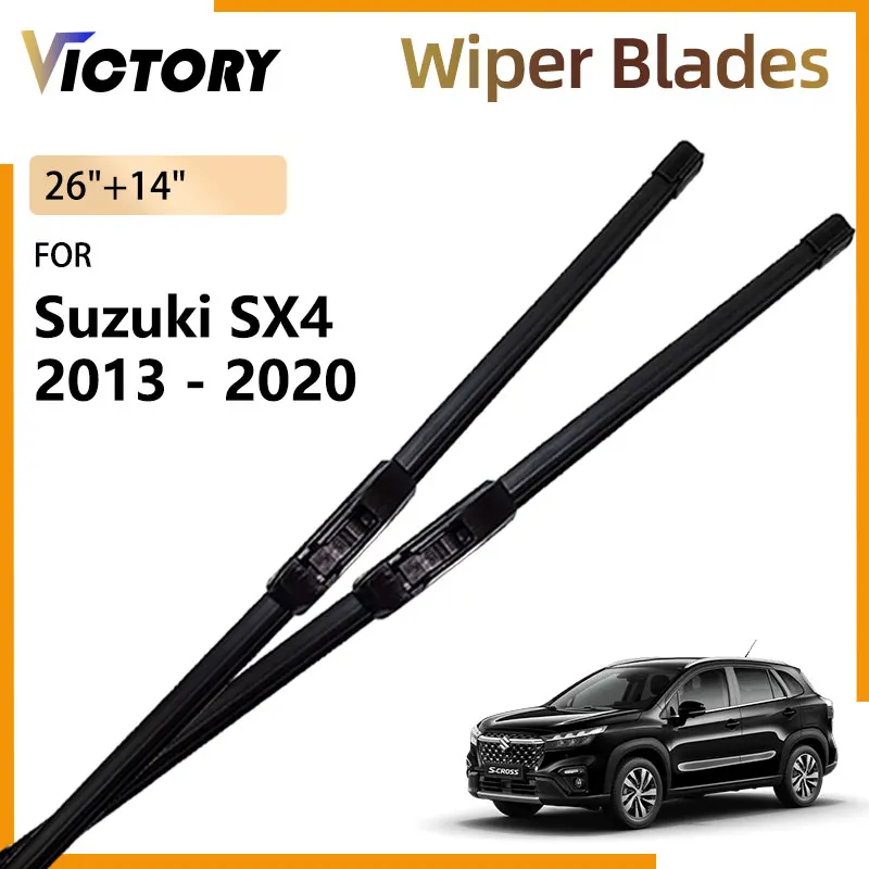 

For Suzuki SX4 JY S-Cross 2013 - 2020 2016 2015 2013 2012 2011 2009 Accessories Front Wiper Blade Windshield Windscreen Brushes