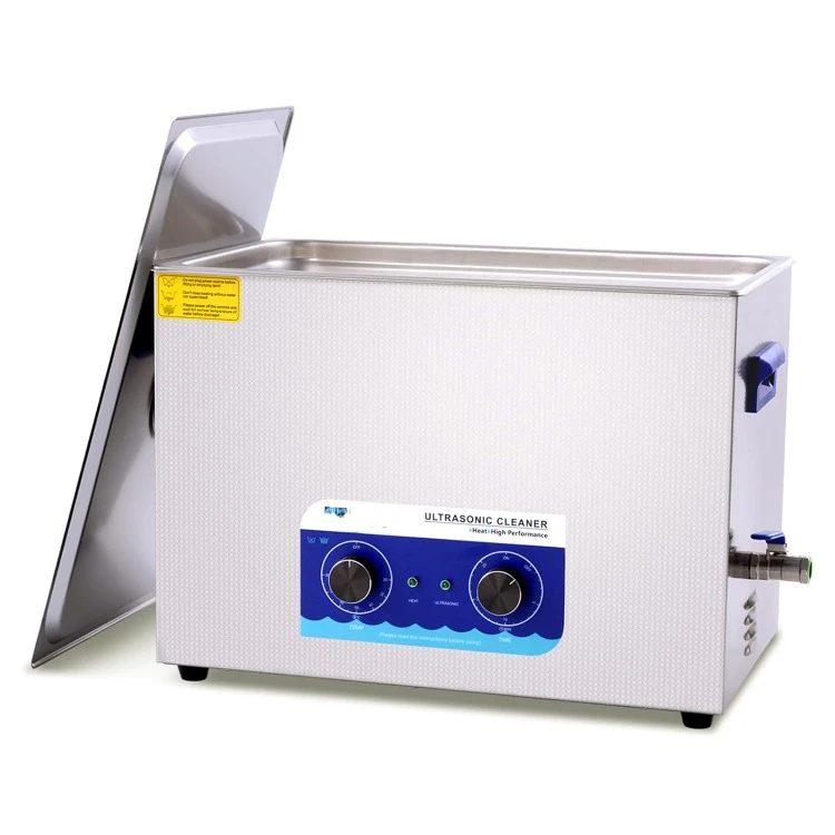 

Ultrasonic Cleaner with Heater,Timer and Basket for Lab Tools, Metal Parts, Carburetor, Fuel Injector, Brass, Auto Parts