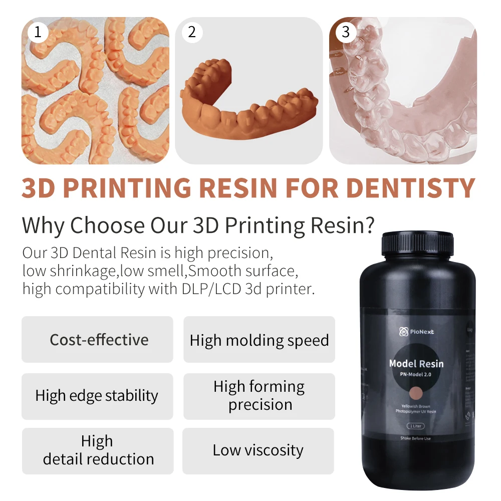 1000g PN-modle  Water Washable 3d Printer Uv Resin Curings Light 8k Resins s