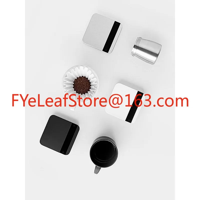 Coffee ultra-thin electronic scale intelligent automatic reset timing concentrated scale metal