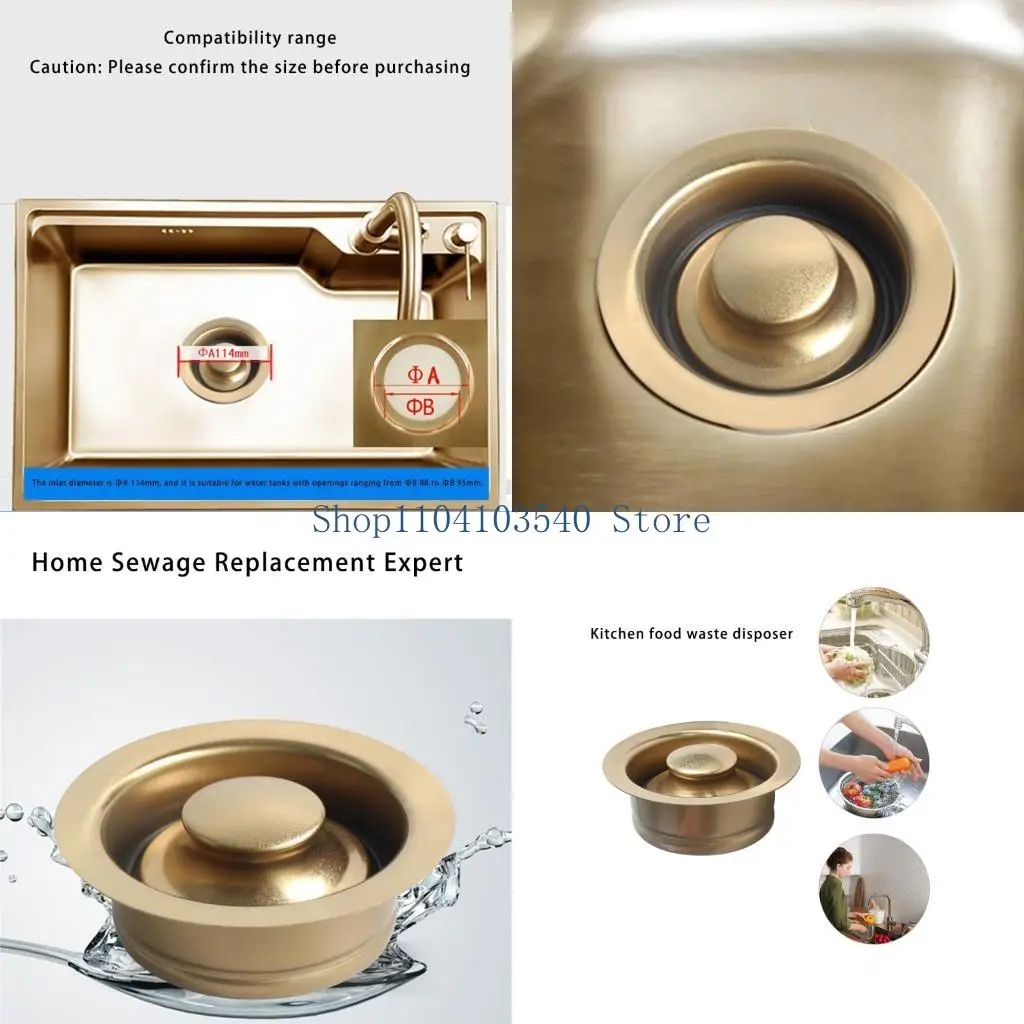 

02DC Professional Sind Carbage Processor не коррозия простая очистка процесс обновления дома для кухни