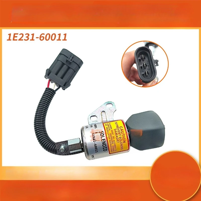 

Excavator parts Doosan 17 Bobcat 20 flameout switch 7000782 flameout solenoid valve 1E231-60011