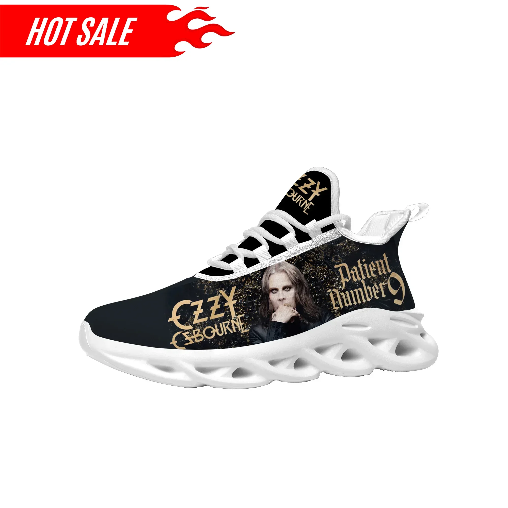 

HOT Ozzy Metal Rock Singer Osbourne Flats Sneakers High Quality Mens Womens Sports Shoes Customized Sneaker Custom Made Shoe
