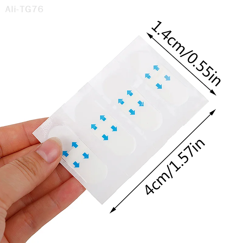 40pcs Invisible V-Shaped Face Lift Tapes Wrinkle Removal Anti-Aging Patches Neck Forehead Lifting Stickers Facial Slimming Masks