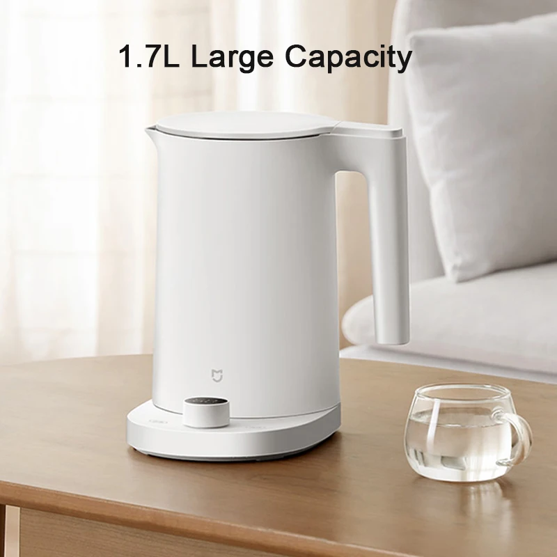 XIAOMI MIJIA Thermostatic Electric Kettles 2 Pro,1.7L,1800W,304 Stainless,Tea Kettle For Hot Water, Coffee & Tea,220V,CN Version