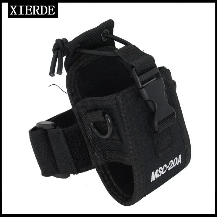 New Baofeng Nylon Holster Pouch Holder Dual Channel  Radio Bag for Icom Kenwood for Motorola Yaesu Vextex Uv-5r Intimate Accesso