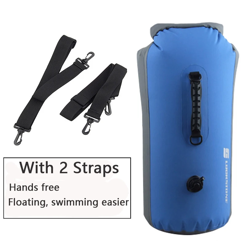 Professional Waterproof Swimming Bag 2022 Inflatable Snorkeling Rafting Drifting Diving Dry Bag Backpack Stuff Sack 25L 35L 60L