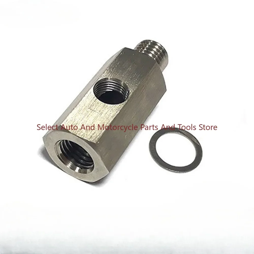 Connector M12x1.5 To 1/8NPT Tee Hydraulic Adapter Turbo Supply Fittings