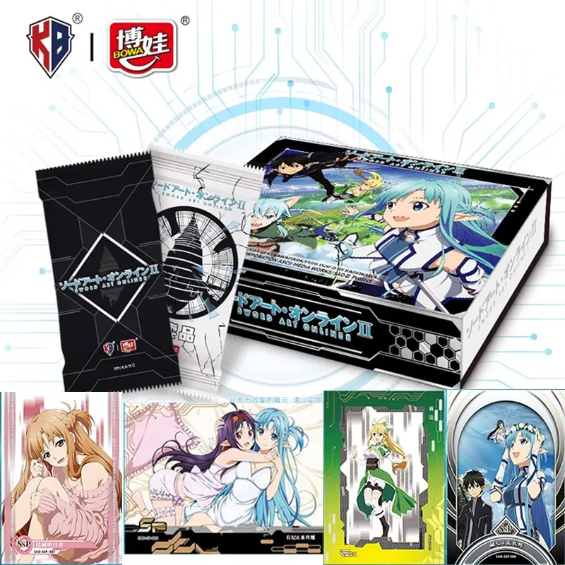 New Janpanese Anime Sword Art Online Collection Cards Booster Box Rare Limited Table Playing Game Board Cards Child Kid Toy Gift