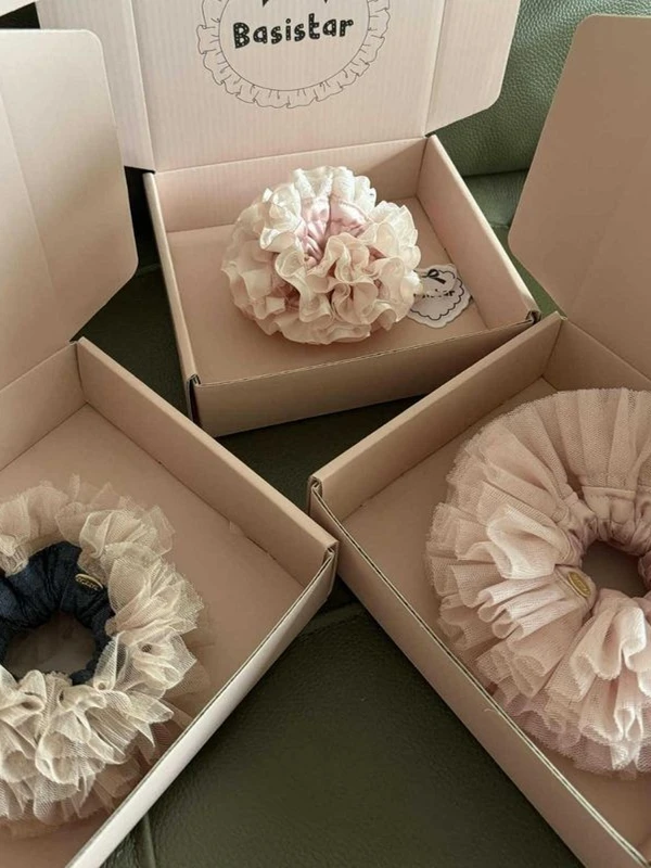 

Handmade Heavy Industry Lace Swan Princ Sle Hair Ba Fabric Banana Clips Faion Hair Accories for Girls