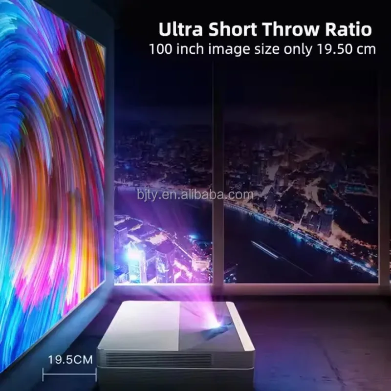 Proiettore laser Changhong DC90A Home Theater 4K UHD 4500 lumen ANSI 3 GB + 64 GB ROM HDR10 + MEMC Keystone a 8 punti 4500 ANSI lumen