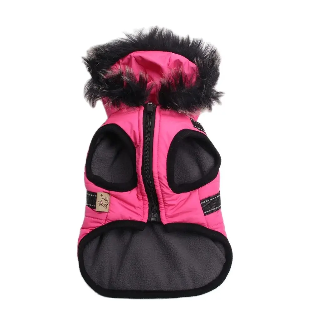 Dogs and Cats Coat Jacket Pet Vest  Harness Collars Design Puppy Warm Hoodies Clothes  5 size 3 colors