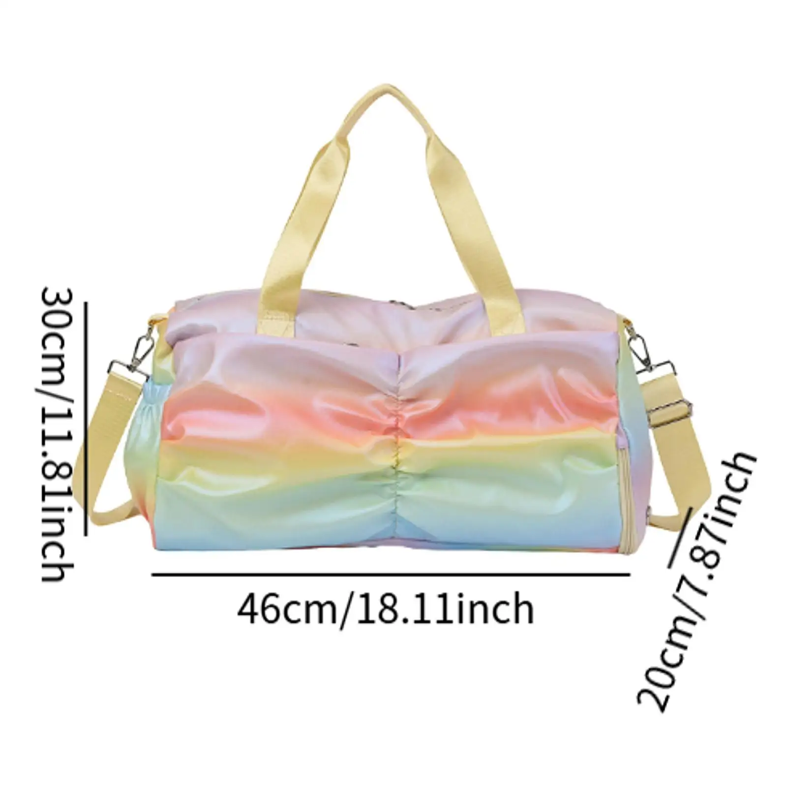 トラベルダッフルバッグ 軽量ショルダーバッグ 水泳 エクササイズ スポーツ トレーニング用
